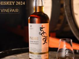 Indri Continues To Triumph As One Of The Best Whiskies In The World; Named the BEST ‘NEW WORLD’ WHISKEY by the Prestigious VinePair
